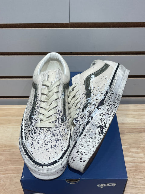 Vans Premium Old Skool 36 Paint Splatter Turtledove Sz 8.5