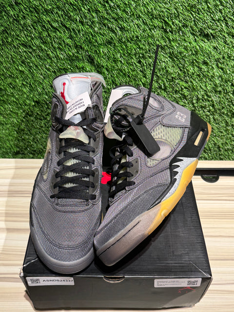 Jordan 5 Retro Off-White Muslin Sz 12M