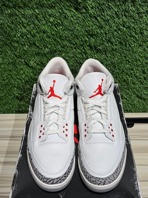Jordan 3 Retro White Cement Reimagined Sz 13
