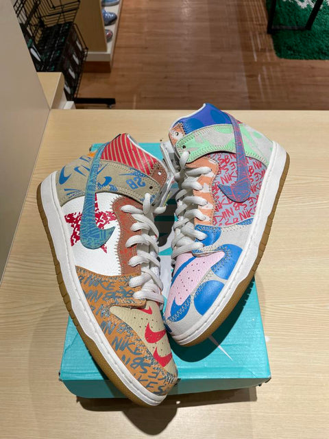 Nike SB Dunk High Thomas Campbell What the Dunk Sz 12