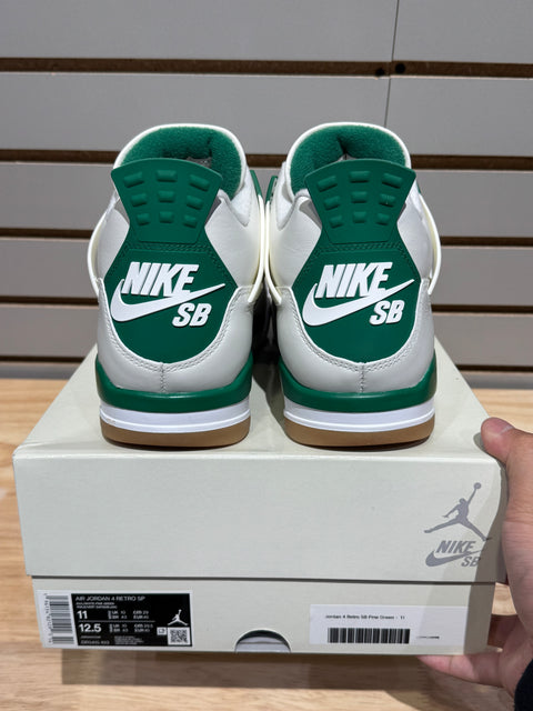 Jordan 4 Retro SB Pine Green Sz 11