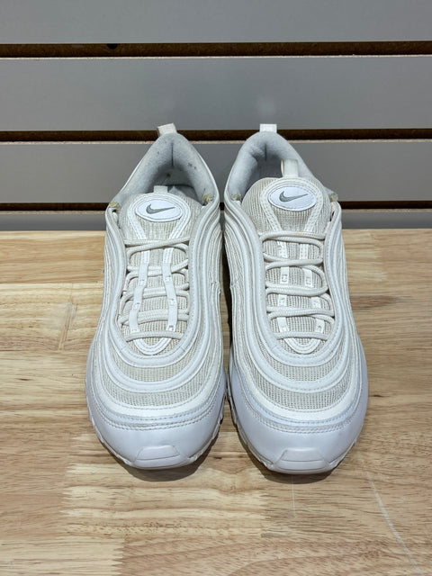 Nike Air Max 97 Triple White Wolf Grey Sz 8.5