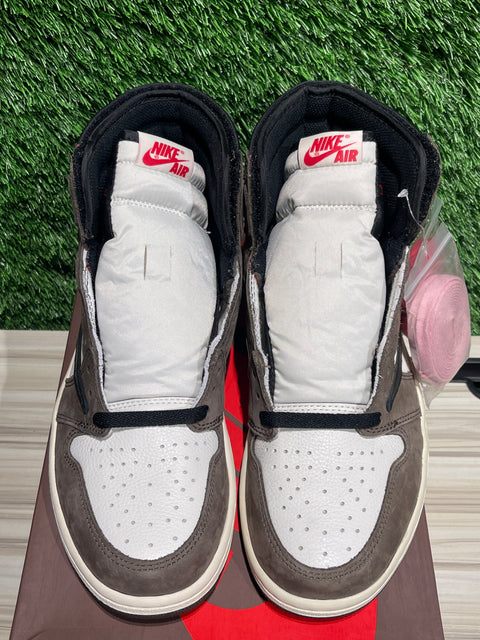 Jordan 1 Retro High OG SP Travis Scott Mocha Sz 9.5M