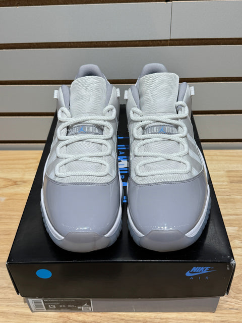 Jordan 11 Retro Low Cement Grey Sz 13