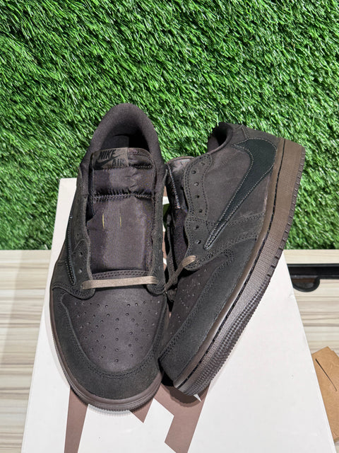 Jordan 1 Retro Low OG SP Travis Scott Velvet Brown Sz 9.5
