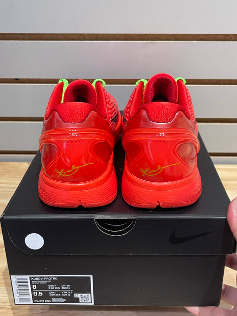 Nike Kobe 6 Protro Reverse Grinch Sz 8
