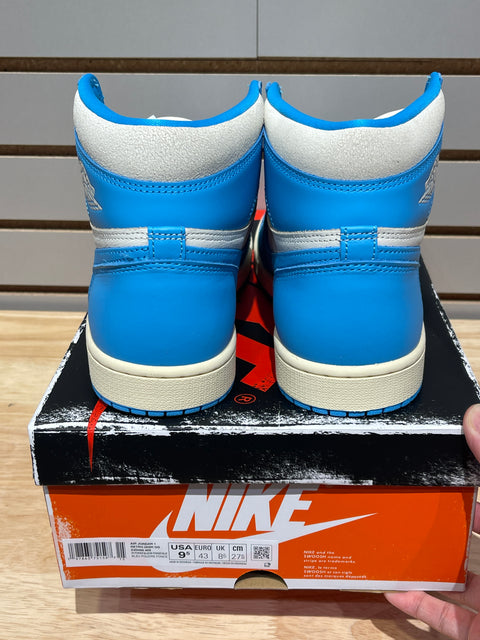 Jordan 1 Retro High OG UNC Reimagined Sz 9.5