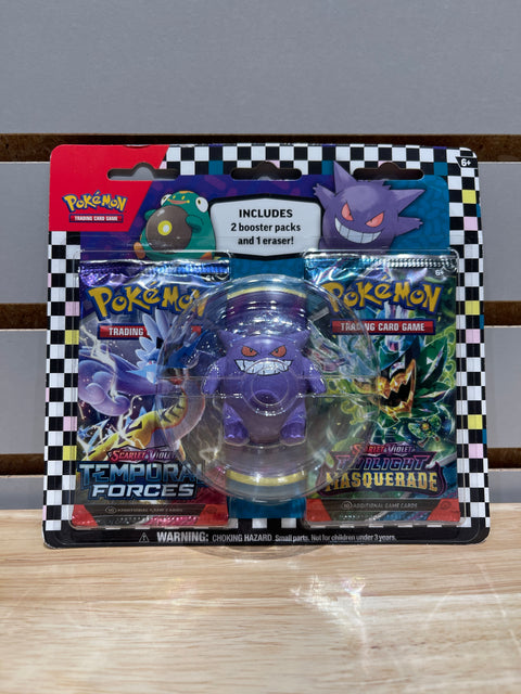Pokémon Pokemon TCG: Back to School Eraser Blister 2024 [Gengar] - Miscellaneous Cards & Products (MCAP)