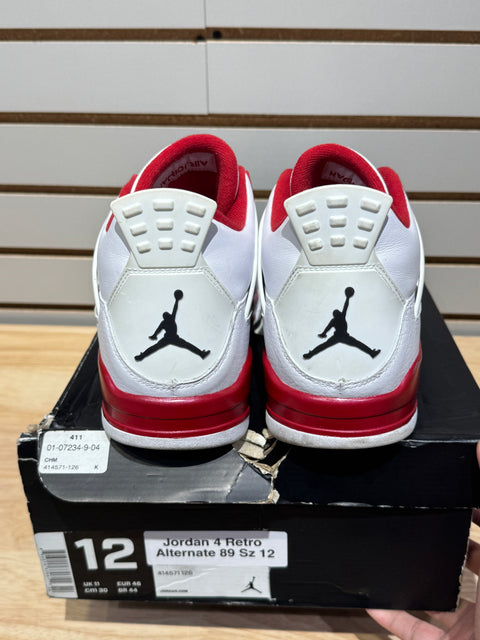 Jordan 4 Retro Alternate 89 Sz 12