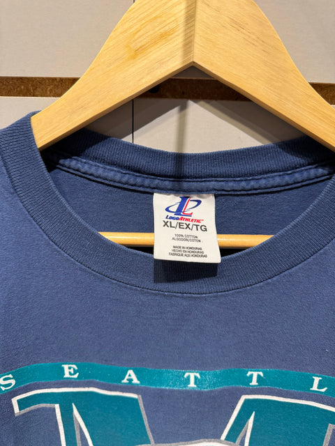 Vintage 1999 Logo Athletic Seattle Mariners Baseball T Shirt Sz XL