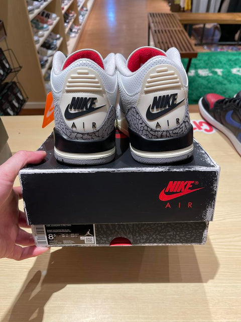 Jordan 3 Retro White Cement Reimagined Sz 8.5