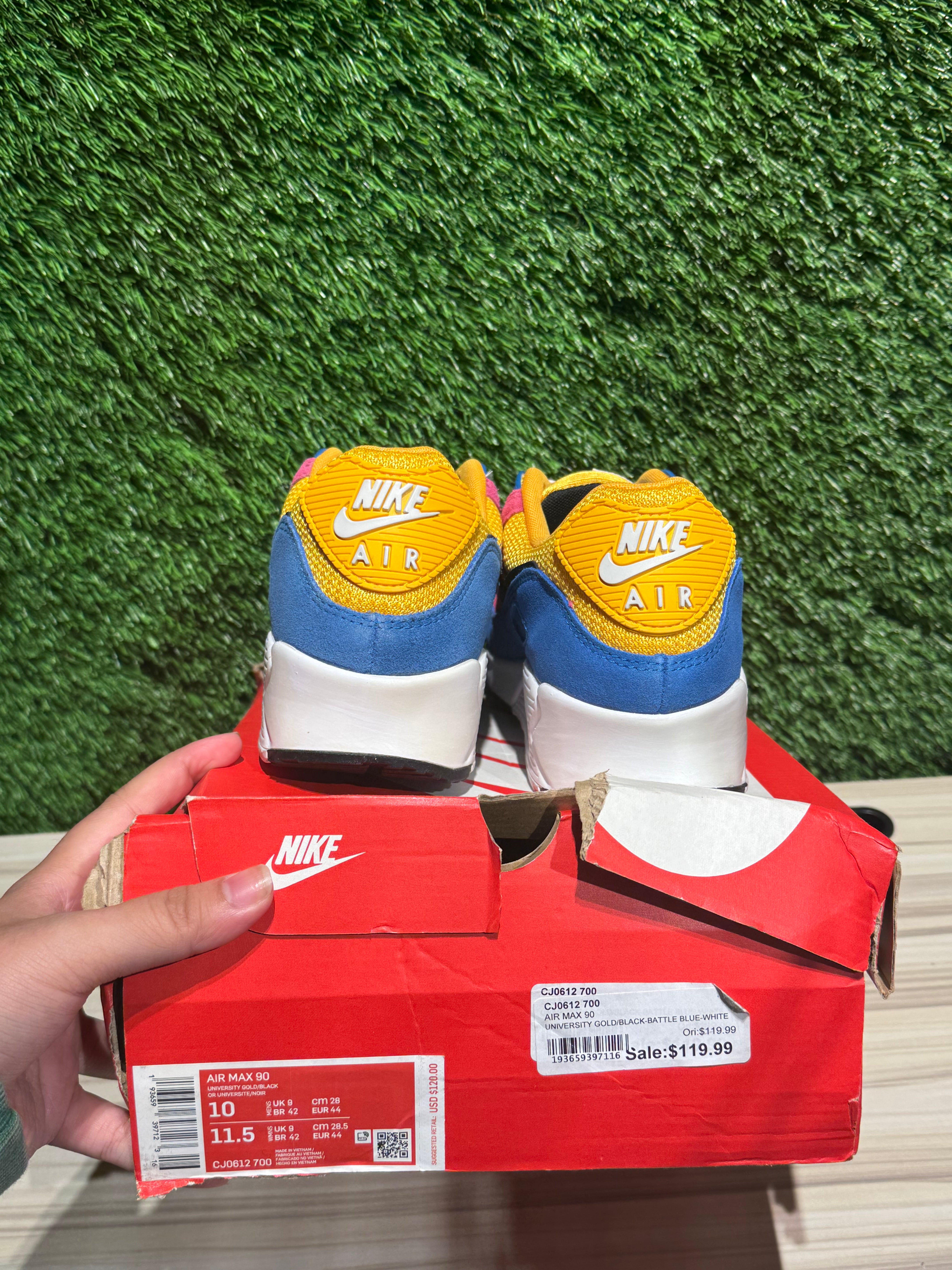 air max 90 multicolor suede