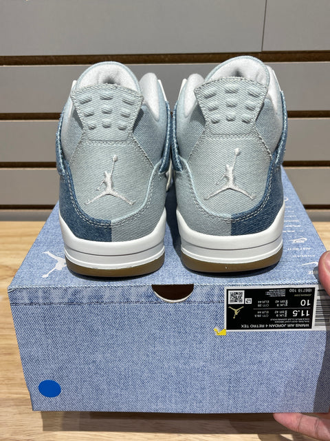 Jordan 4 Retro TEX Denim Worn Blue (Women's) Sz 10