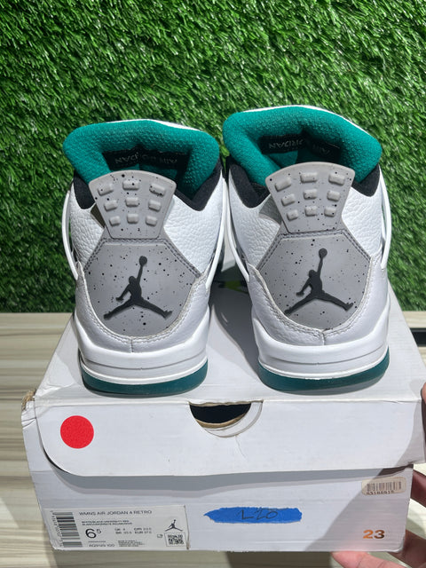 Jordan 4 Retro Lucid Green Rasta (Women's) Sz 5M/6.5W