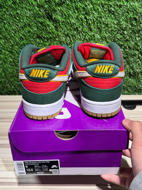 Nike SB Dunk Low Pro PRM Seattle Supersonics Sz 9M