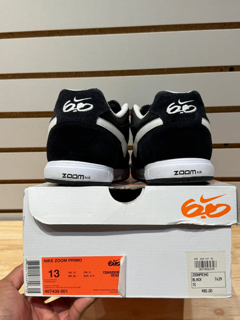 Nike Zoom Primo Black White Sz 13