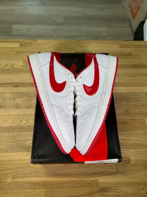 Jordan 1 Retro Low White Varsity Red