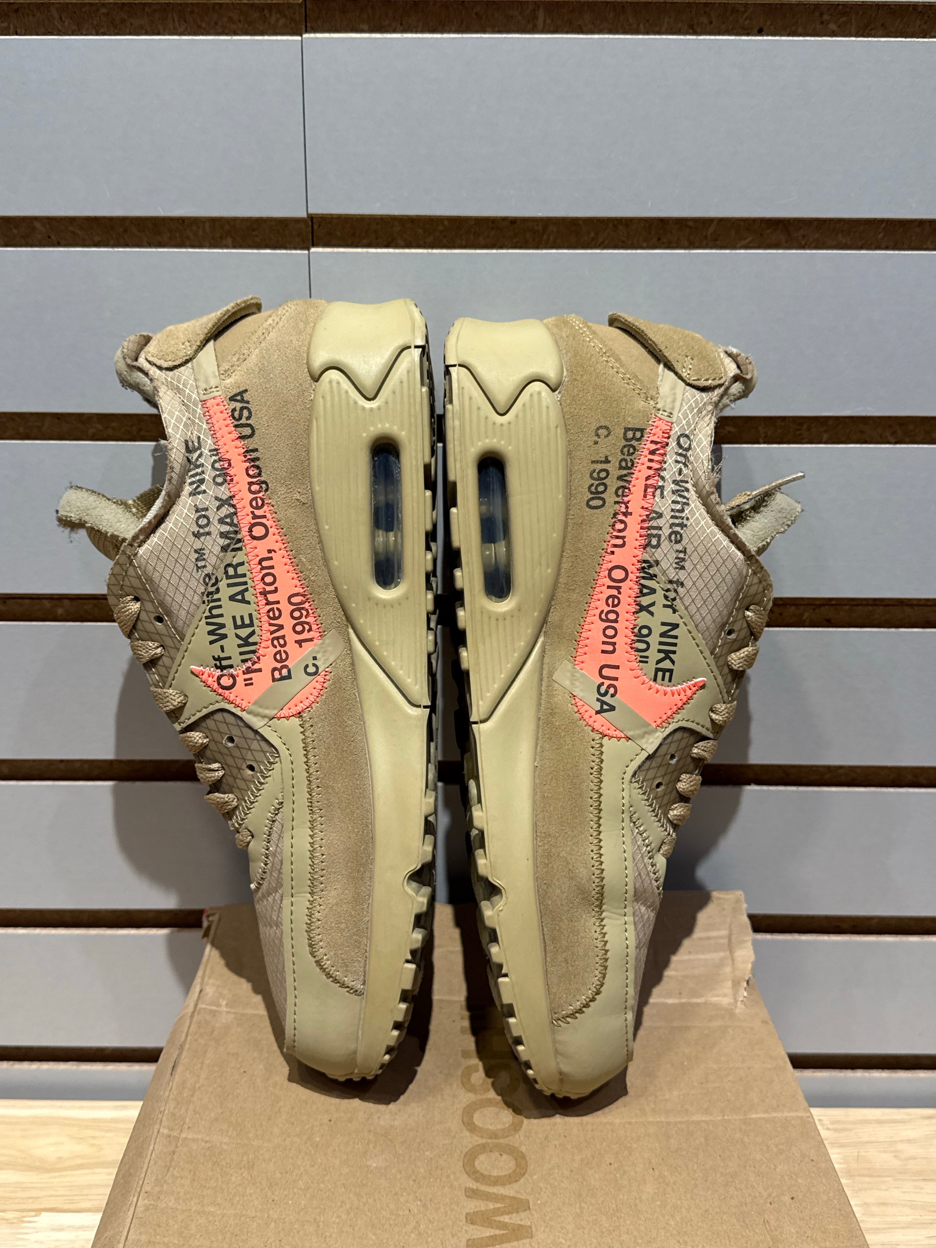 Nike Air Max 90 Off-White Desert Ore Sz 9 – Sneak City