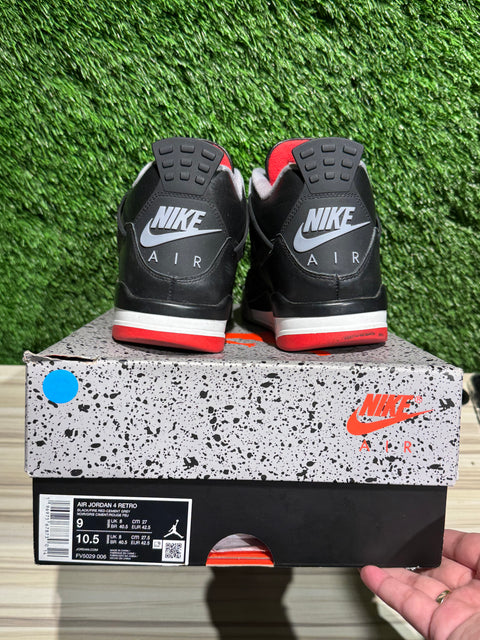 Jordan 4 Retro Bred Reimagined Sz 9M