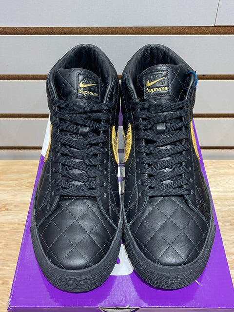 Nike SB Blazer Mid QS Supreme Black Sz 9.5