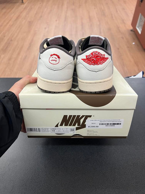 Jordan 1 Retro Low OG SP Travis Scott Reverse Mocha Sz 10M