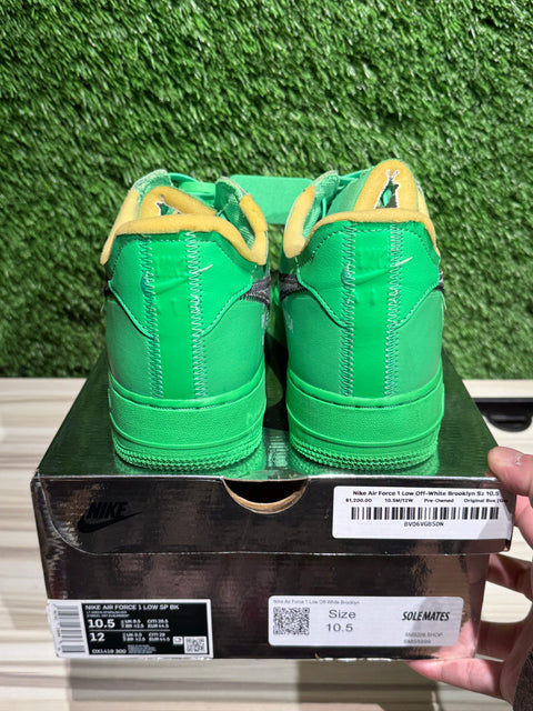 Nike Air Force 1 Low Off-White Brooklyn Sz 10.5M