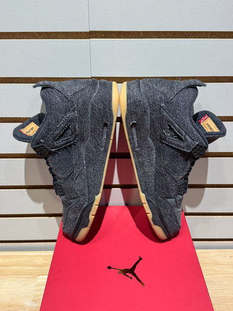 Jordan 4 Retro Levi's Black (Levi's Tag) Sz 11
