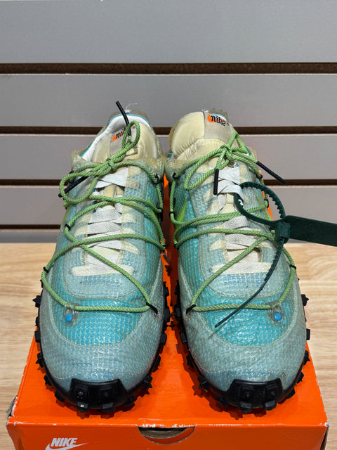 Nike Waffle Racer Off-White Vivid Sky (Women's) Sz 11