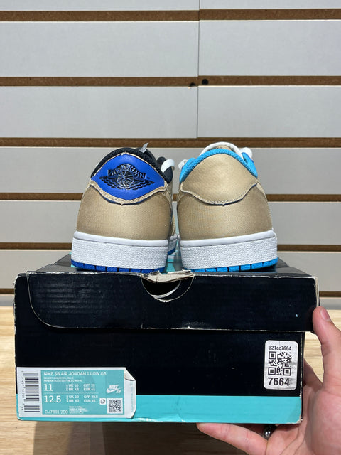 Jordan 1 Low SB QS Lance Mountain Desert Ore Sz 11