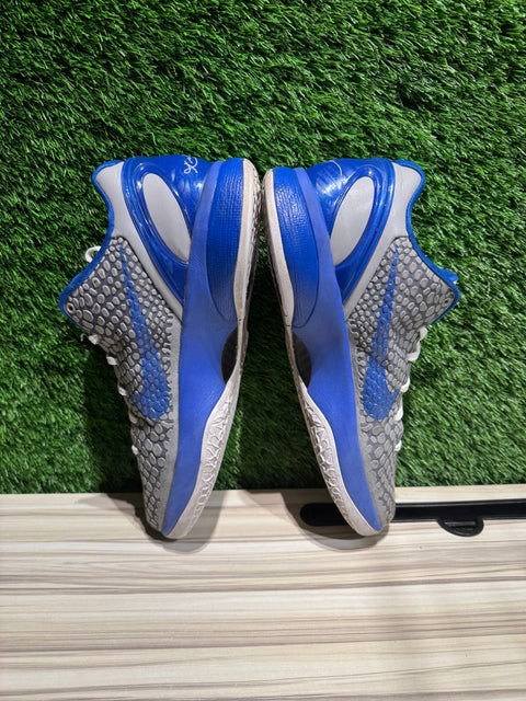 Nike Kobe 6 Medium Grey Varsity Royal Sz 11.5