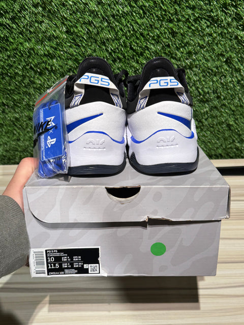 Nike PG 5 Playstation White Sz 10