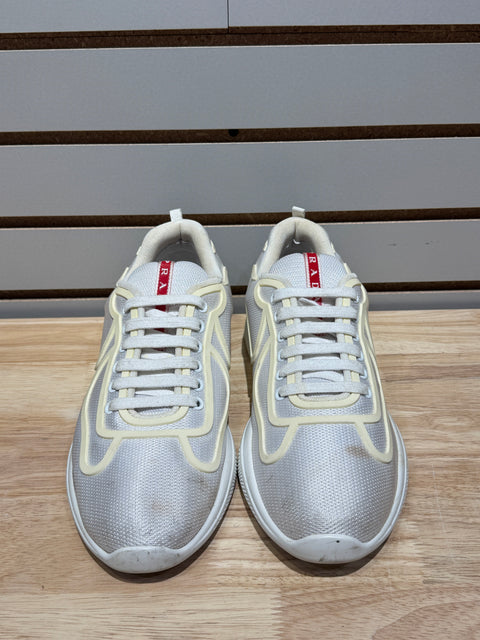 Prada America's Cup White Sail Cream Sz 9