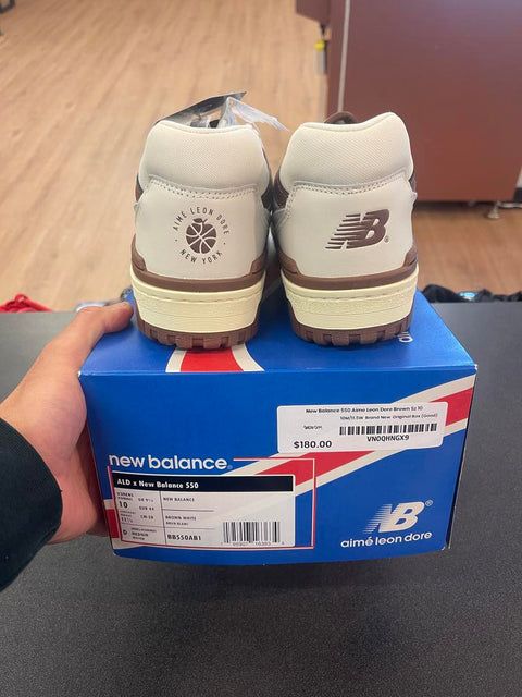 New Balance 550 Aime Leon Dore Brown Sz 10