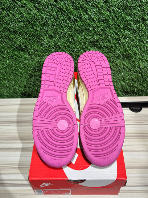 Nike Dunk Low SE Just Do it Bronzine Pink (Women's) Sz 6M