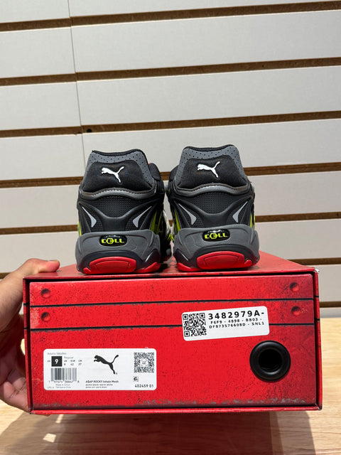 Puma Inhale A$AP Rocky Black Lime Pow Sz 9