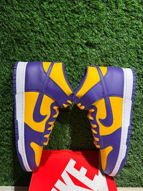 Nike Dunk High Lakers Sz 13M