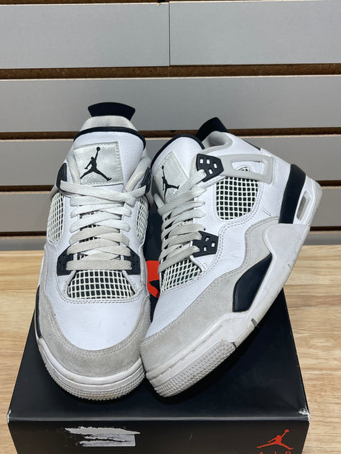 Jordan 4 Retro Military Black (GS) Sz 7Y