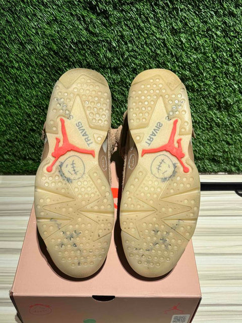 Jordan 6 Retro Travis Scott British Khaki Sz 9M