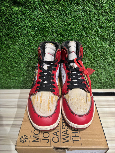 Jordan 1 Retro High Off-White Chicago Sz 10.5