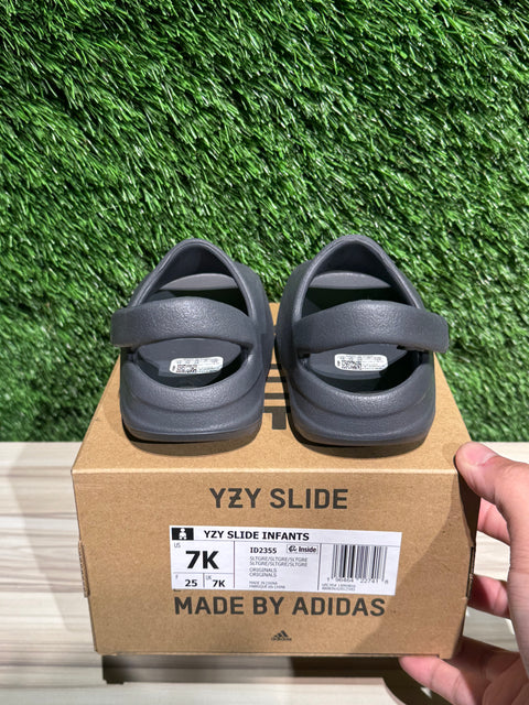 adidas Yeezy Slide Slate Grey (Infants) Sz 7K