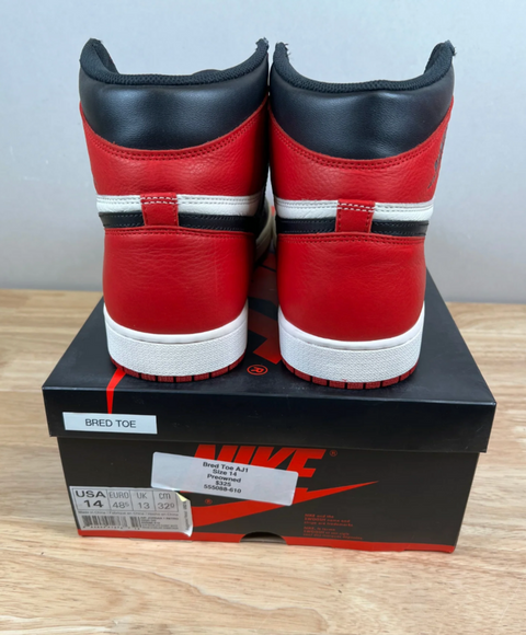 Jordan 1 Retro High Bred Toe