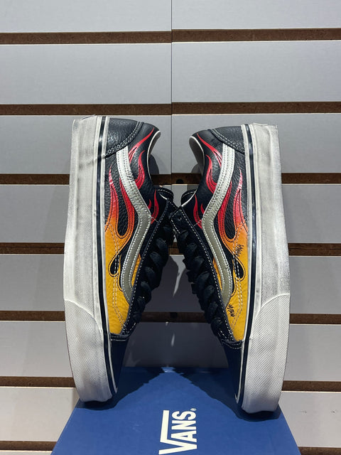 Vans LX Old Skool Archive Flame Black Sz 8.5