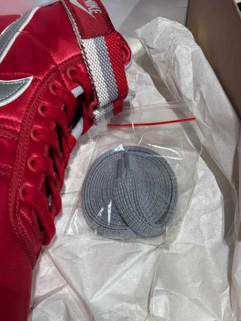 Nike Vandal High Supreme University Red Metallic Silver Sz 10M