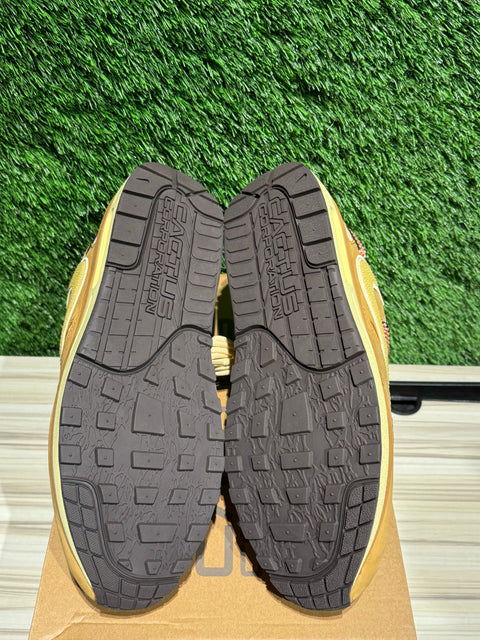 Nike Air Max 1 Travis Scott Cactus Jack Wheat Lemon Drop Sz 12M