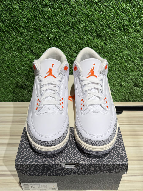 Jordan 3 Retro Georgia Peach (Women's) Sz 9.5M/11W