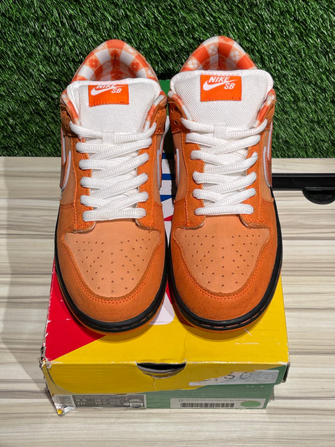 Nike SB Dunk Low Concepts Orange Lobster Sz 8.5M