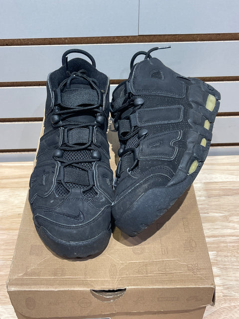 Nike Air More Uptempo Black Volt Sz 9.5