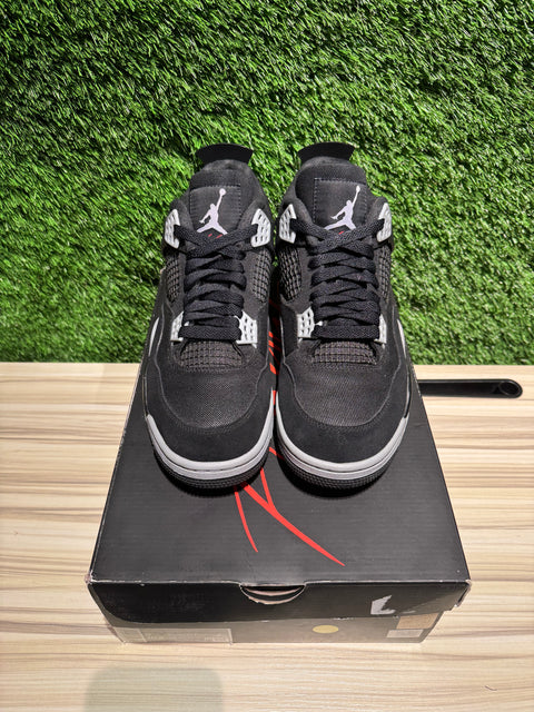 Jordan 4 Retro SE Black Canvas Sz 9M,.,