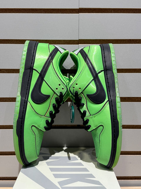 Nike SB Dunk Low The Powerpuff Girls Buttercup Sz 9
