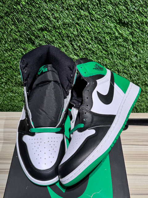 Jordan 1 Retro High OG Lucky Green Sz 9.5M